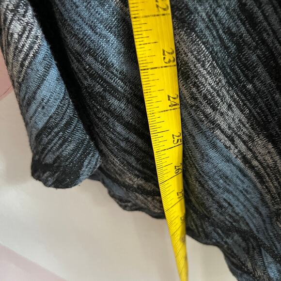 Vintage Striped Asymmetrical Top Fairy Grunge Y2K 2000s Gothic Grunge Medium - Picture 6 of 7